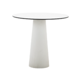 Container table low white round